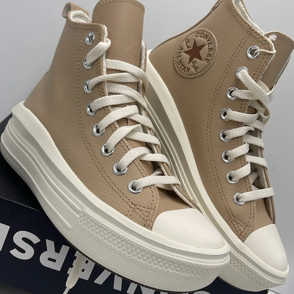 Converse WMNS Tan High-Top Leather Platform Sneakers A09261C
CTAS MOVE HI WARM - Picture 6 of 16